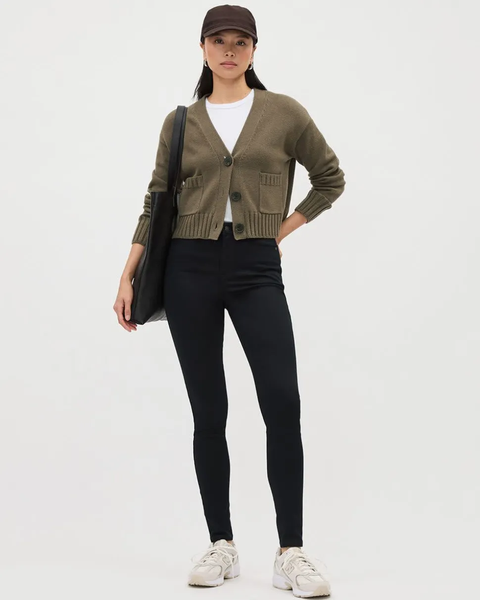 Black High-Rise Natalie Jegging