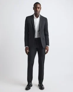 Black Slim Fit E-Tech Blazer