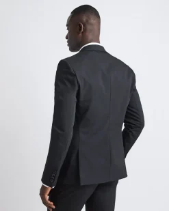 Black Slim Fit E-Tech Blazer
