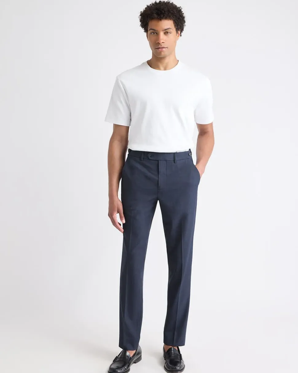 Black Slim-Fit Essential Pant