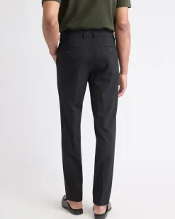 Black Slim-Fit Essential Pant