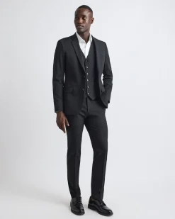 Black Suit Vest