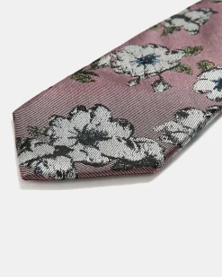 Bold Floral Skinny Tie
