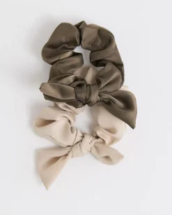 Bow Scrunchies - Set of 2