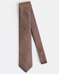 Brown Regular Tie