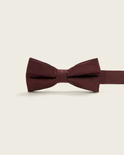 Classic Dark Red Bow Tie