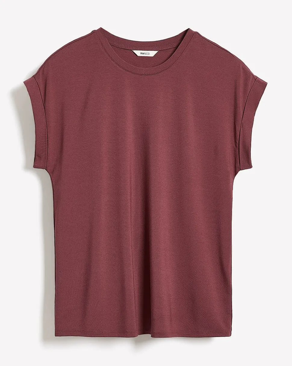 Classic-Fit Extended-Sleeve Crew-Neck Tee