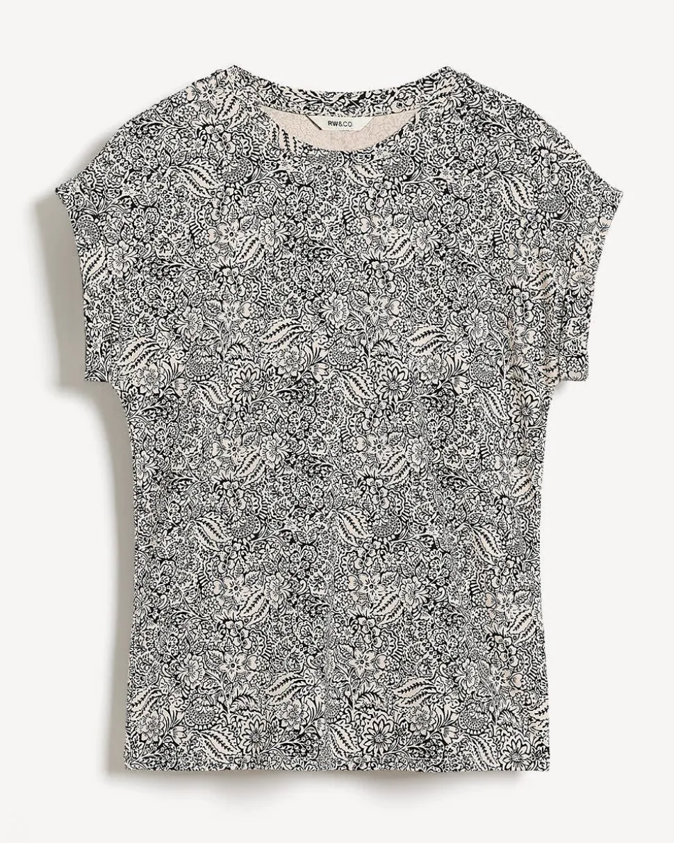 Classic-Fit Extended-Sleeve Crew-Neck Tee