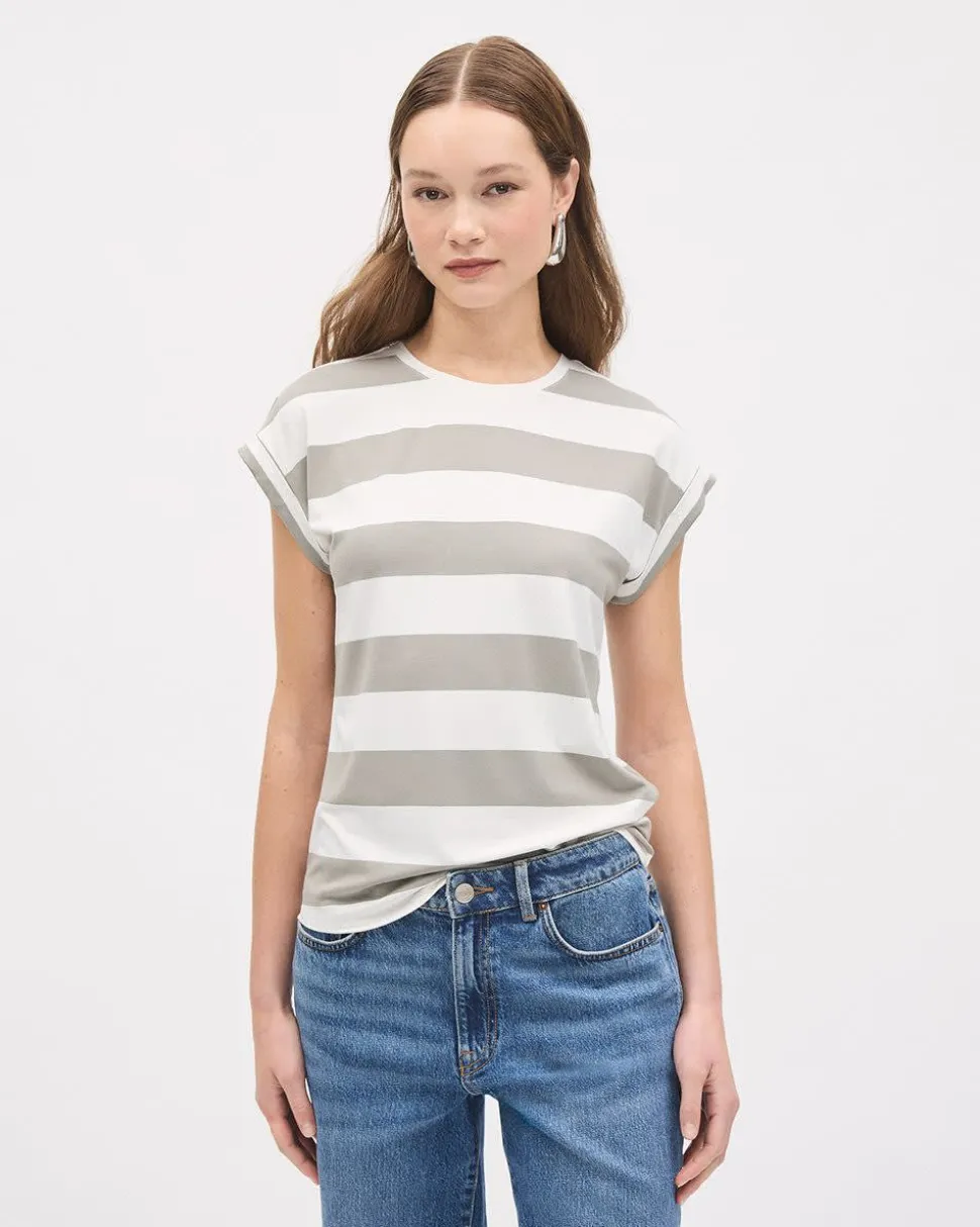 Classic-Fit Extended-Sleeve Crew-Neck Tee