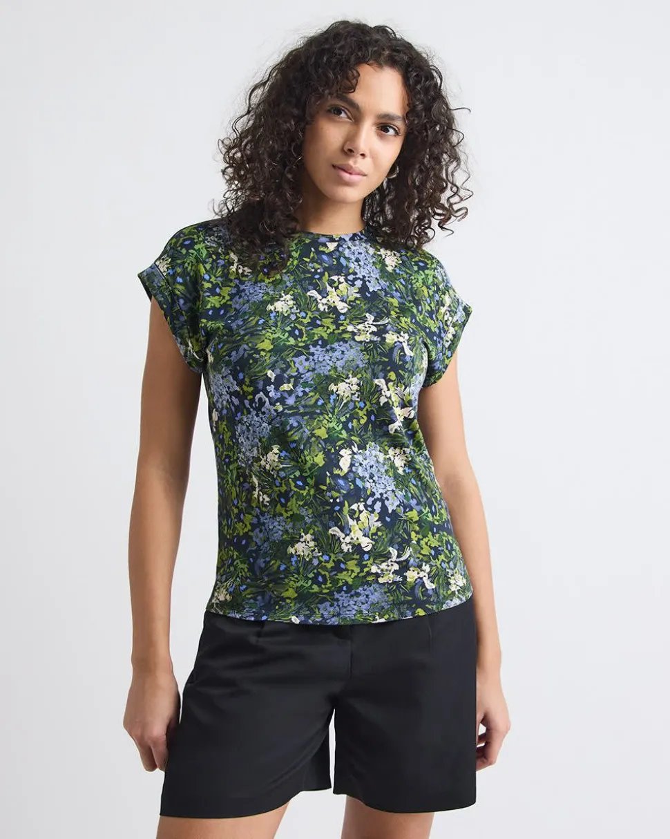 Classic-Fit Extended-Sleeve Crew-Neck Tee