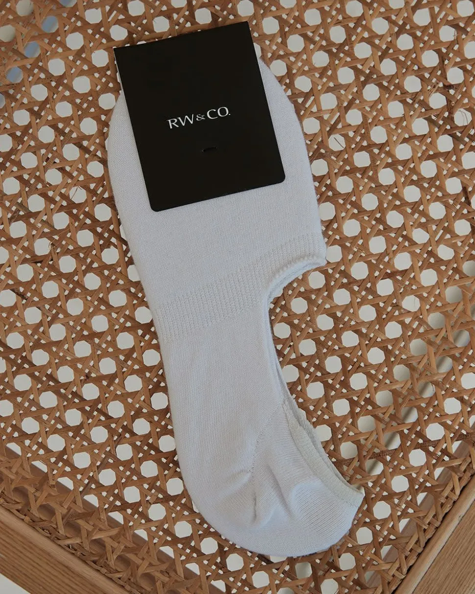 Coolmax (R) White No-Show Socks