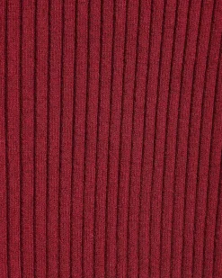 Cotton-Merino-Blend Short-Sleeve Ribbed Polo Dress