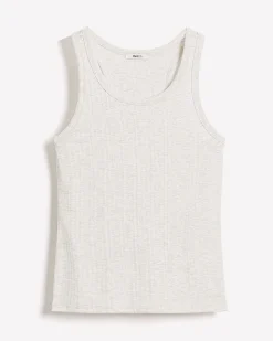 Crew-Neck Racerback Fitted Tank