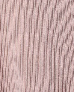 Crew-Neck Ribbed Cami with Sheer Yoke