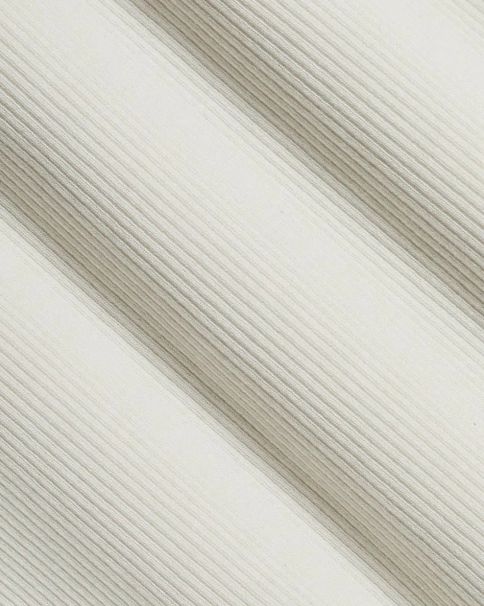 Crew-Neck Ribbed T-Shirt