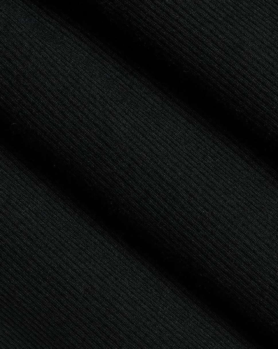 Crew-Neck Ribbed T-Shirt