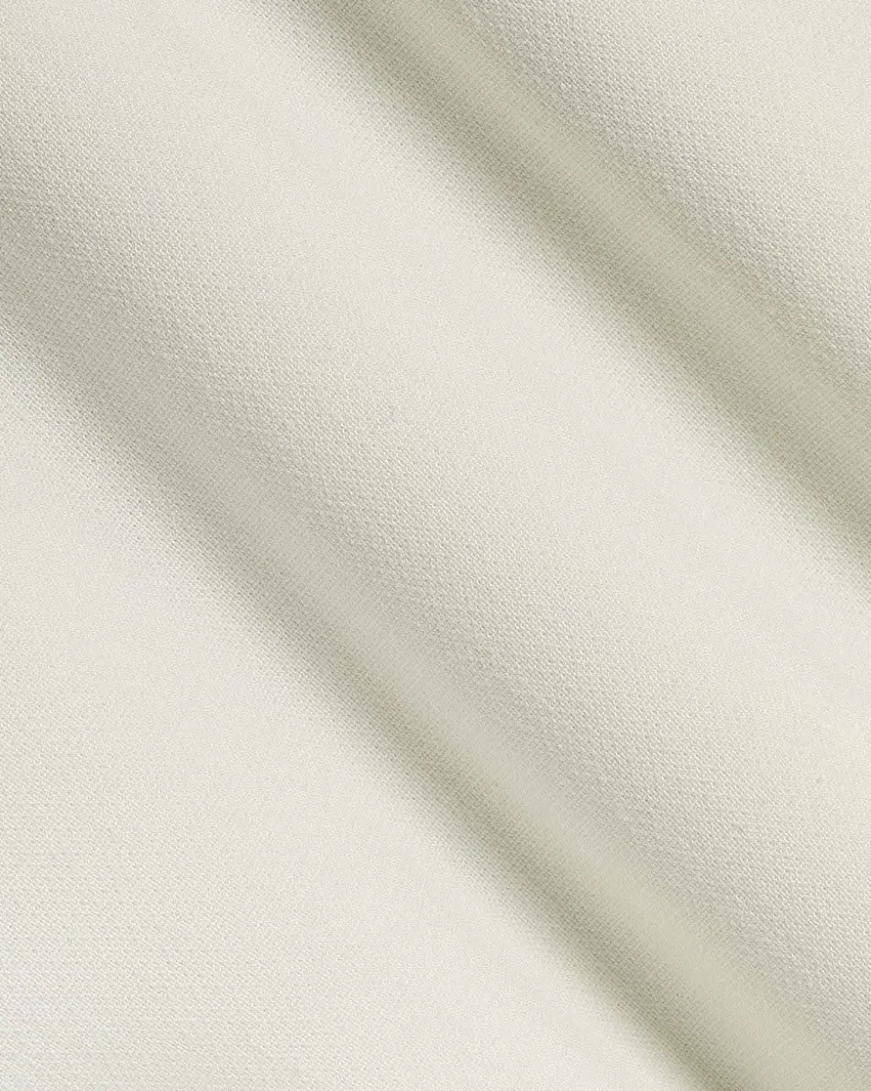 Crème Slim-Leg High-Rise Pant