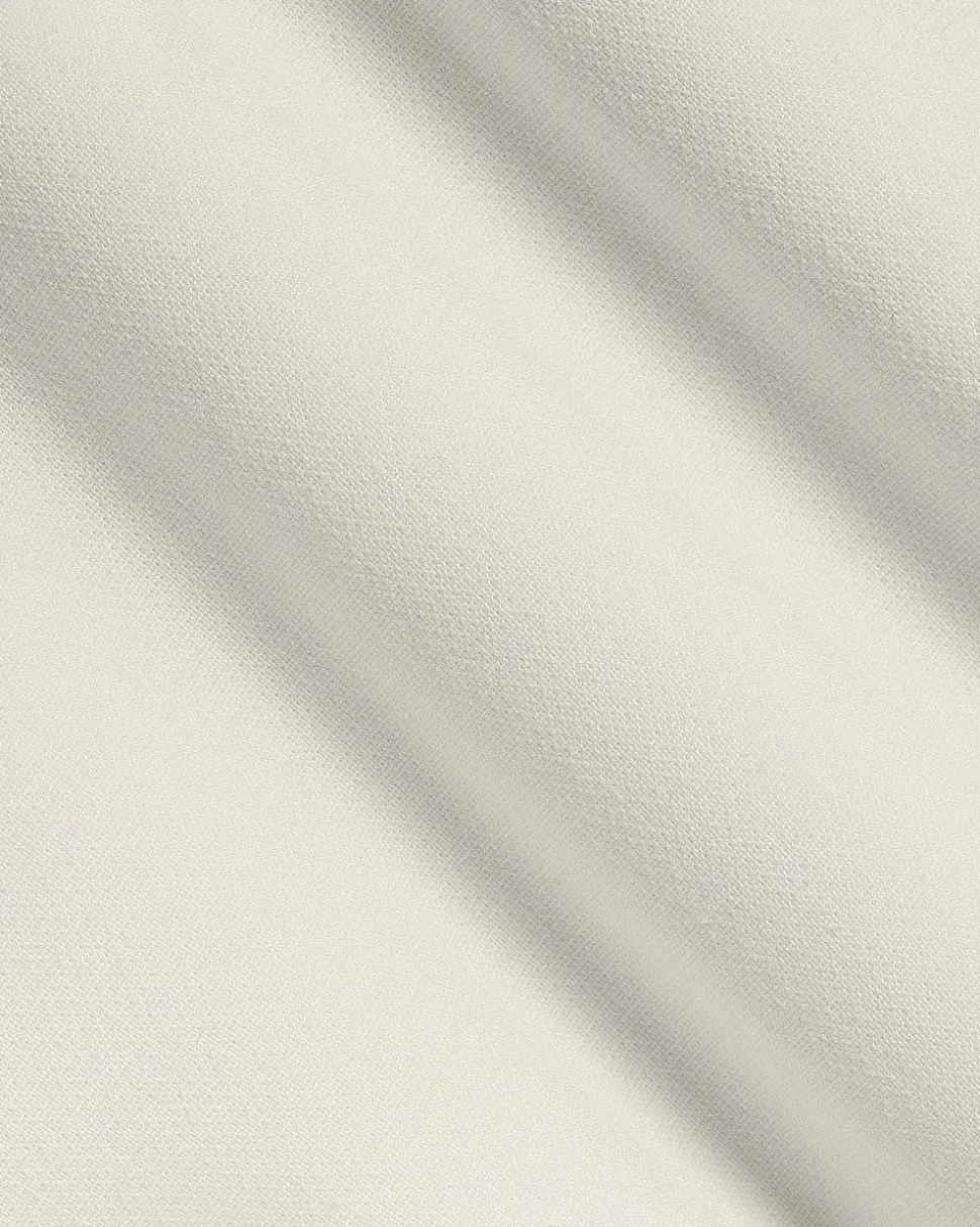 Crème Wide-Leg High-Rise Pant