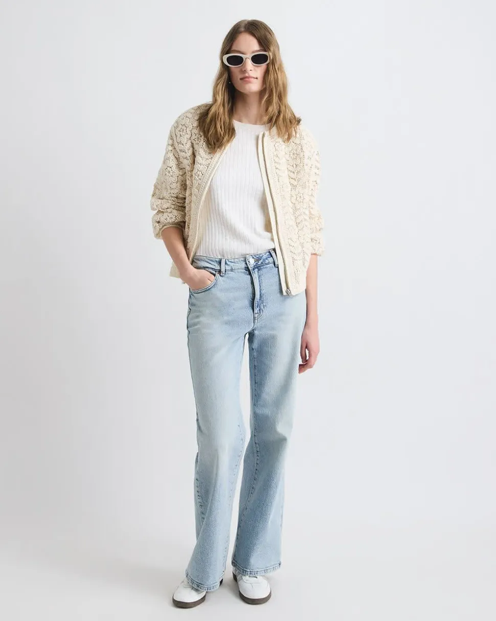 Crochet Bomber Jacket