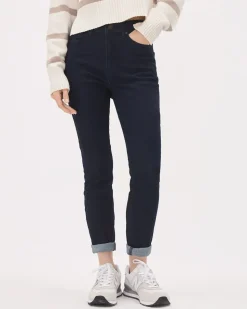 Dark-Wash High-Rise Natalie Jegging