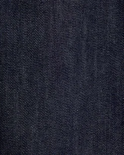 Dark-Wash Straight-Leg Jeans