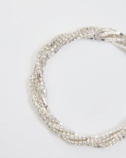 Elastic Bracelet with Rhinestones
