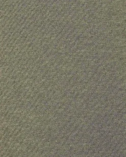 Elbow-Sleeve Crew-Neck Fitted Tee