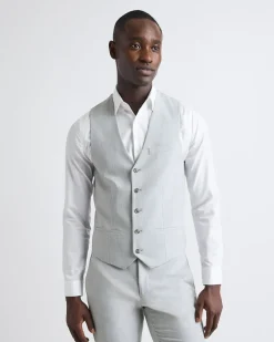 Essential Light Grey Suit Vest