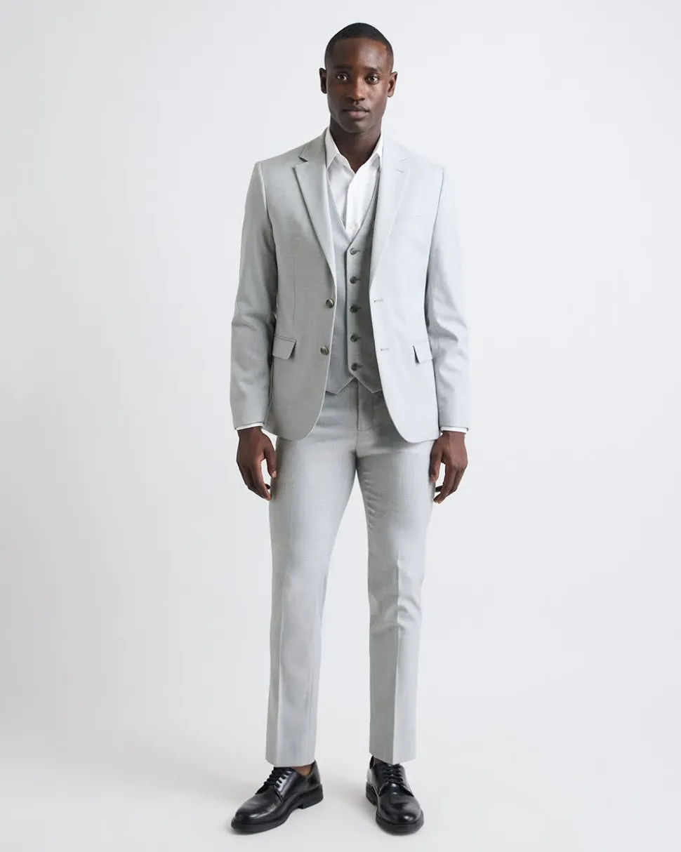 Essential Light Grey Suit Vest