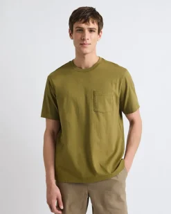 Essential Short-Sleeve Crew-Neck Tee with Pocket
