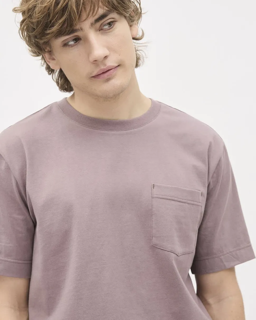 Essential Short-Sleeve Crew-Neck Tee with Pocket