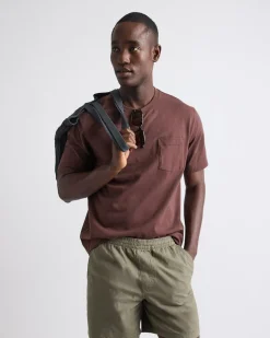 Essential Short-Sleeve Crew-Neck Tee with Pocket