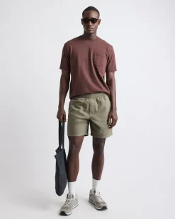 Essential Short-Sleeve Crew-Neck Tee with Pocket