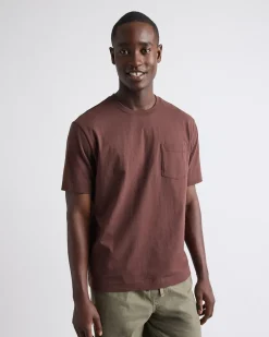 Essential Short-Sleeve Crew-Neck Tee with Pocket