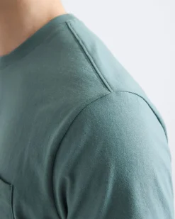 Essential Short-Sleeve Crew-Neck Tee with Pocket