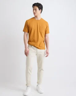 Essential Short-Sleeve Crew-Neck Tee with Pocket