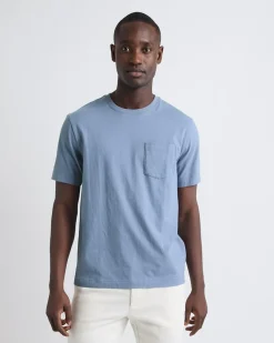 Essential Short-Sleeve Crew-Neck Tee with Pocket