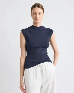 Extended-Sleeve Crew-Neck Tee