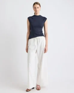 Extended-Sleeve Crew-Neck Tee