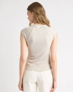 Extended-Sleeve Crew-Neck Tee