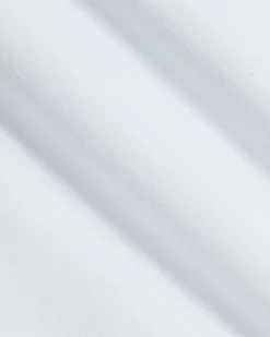 Extended-Sleeve Crew-Neck Top with Eyelet Pattern