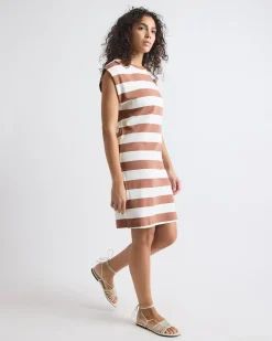 Extended-Sleeve Dress with Removable Belt