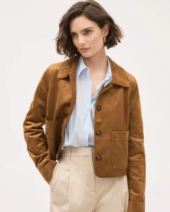 Faux Suede Jacket