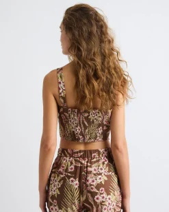 Floral Bustier Top