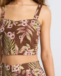Floral Bustier Top