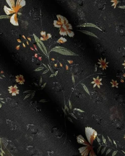Floral Long-Sleeve Peplum Blouse