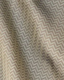 Green Handkerchief with Zigzag Pattern
