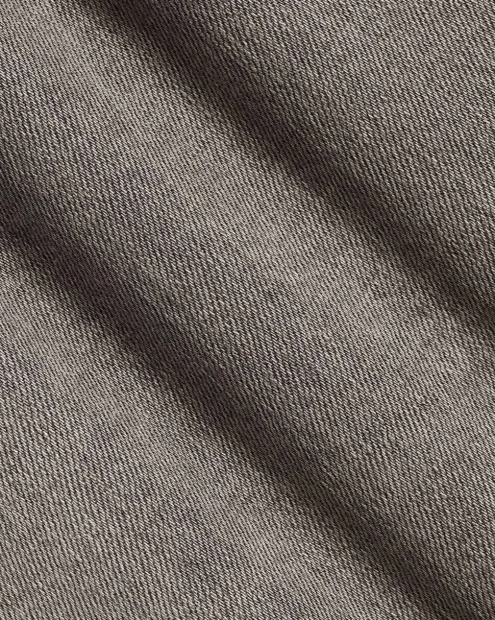 Grey High-Waisted Straight-Leg Jeans