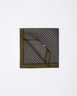 Handkerchief with Micro Geometric Pattern