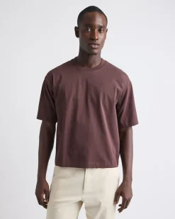 Heavy Oversized Crew-Neck Cropped Tee